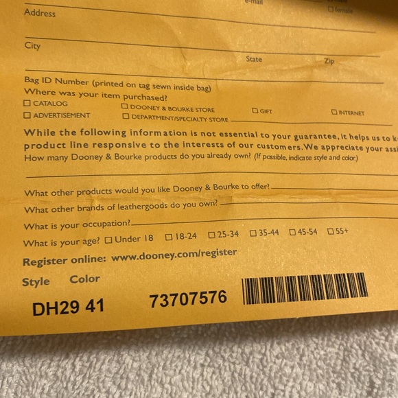 Dooney and Bourke Handbag - Picture 9 of 12